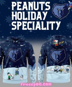 Memphis Grizzlies Peanuts Holiday Specialty Hoodie