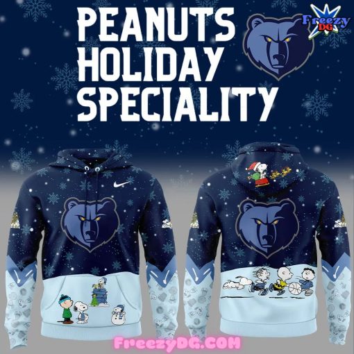 Memphis Grizzlies Peanuts Holiday Specialty Hoodie