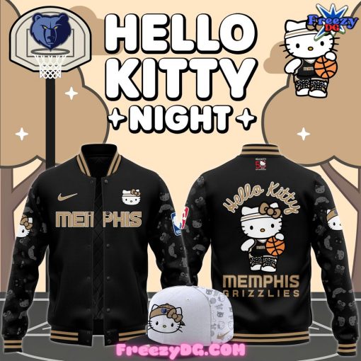 Memphis Grizzlies x Hello Kitty Night 2024 Baseball Jacket