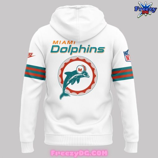 Miami Dolphins Thanksgiving 2024 White Hoodie