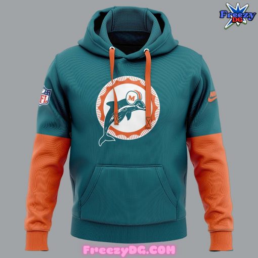 Miami Dolphins Throwback 2024 Green Hoodie