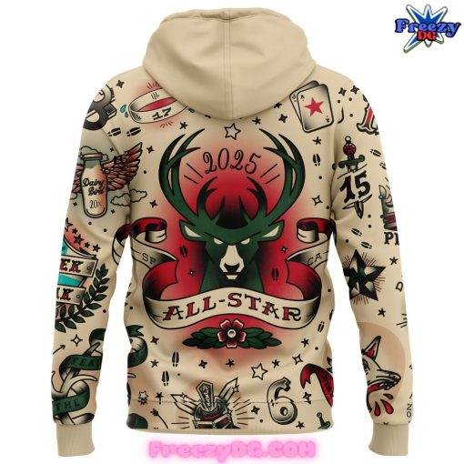 Milwaukee Bucks Greek Freak All-Star 2025 Limited Edition Hoodie