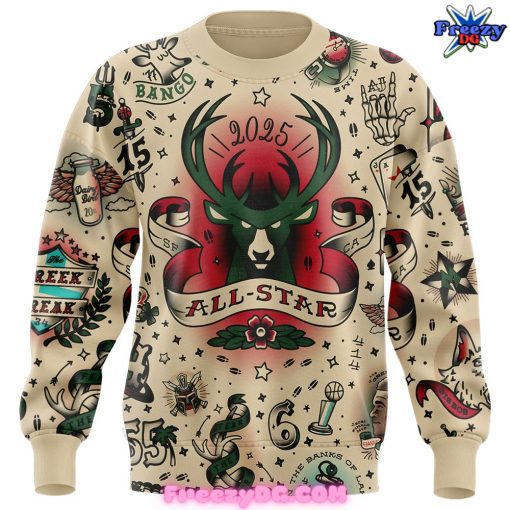 Milwaukee Bucks Greek Freak All-Star 2025 Limited Edition Sweatshirt