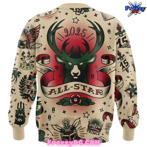 Milwaukee Bucks Greek Freak All-Star 2025 Limited Edition Sweatshirt