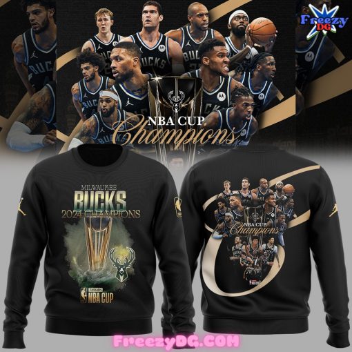 Milwaukee Bucks NBA Cup Champions 2024 Sweatshirt