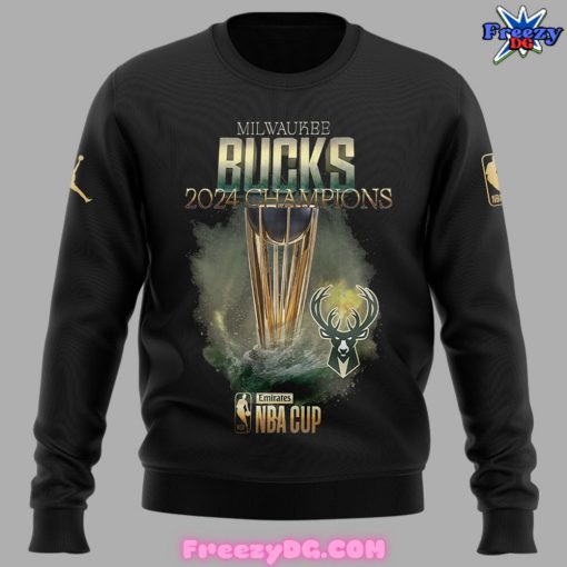 Milwaukee Bucks NBA Cup Champions 2024 Sweatshirt