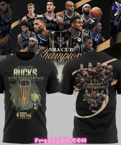 Milwaukee Bucks NBA Cup Champions 2024 T-Shirt