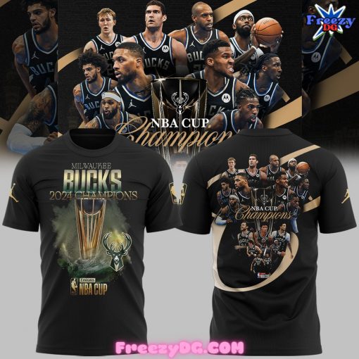 Milwaukee Bucks NBA Cup Champions 2024 T-Shirt