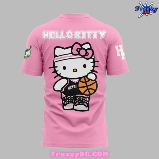 Milwaukee Bucks x Hello Kitty Pink T-Shirt