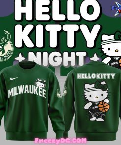 Milwaukee Bucks x Hello Kitty Special Sweatshirt