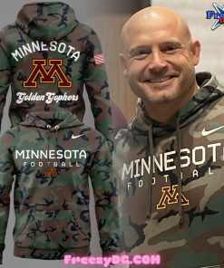 Minnesota Golden Gophers Football Camo Hoodie