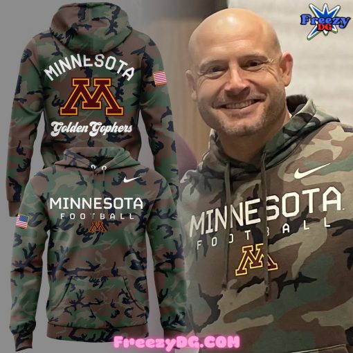 Minnesota Golden Gophers Football Camo Hoodie