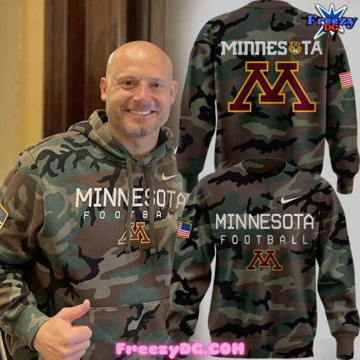 Minnesota Golden Gophers Football Camo Sweatshirt