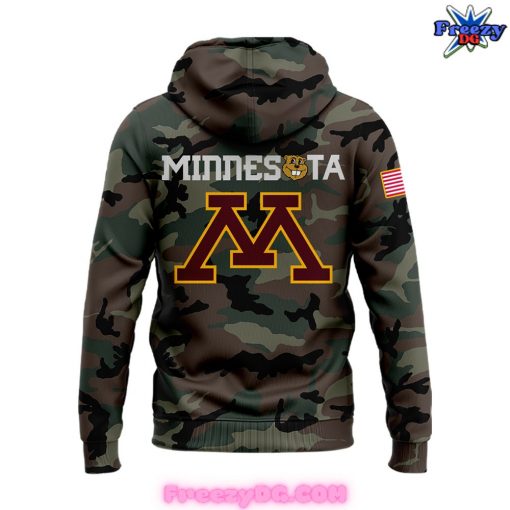 Minnesota Golden Gophers Football Camo Zip Hoodie