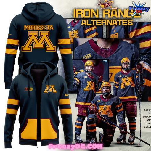 Minnesota Golden Gophers Iron Range Alternates Zip Hoodie