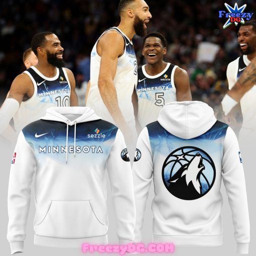 Minnesota Timberwolves City 2024 White Hoodie