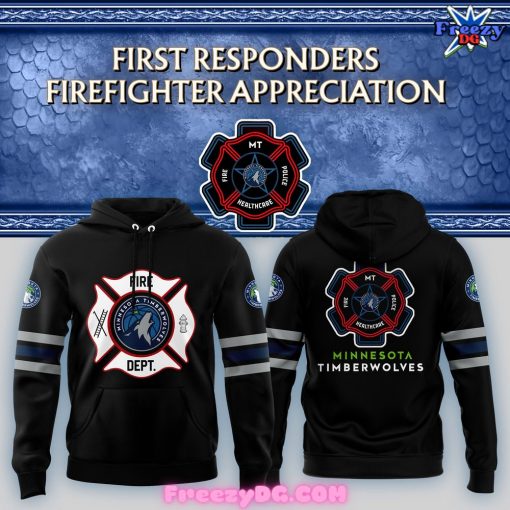 Minnesota Timberwolves Firefighter Appreciation Night 2024 Hoodie