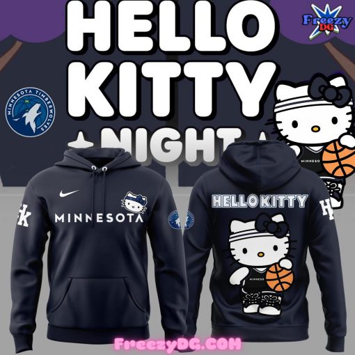 Minnesota Timberwolves x Hello Kitty Navy Hoodie