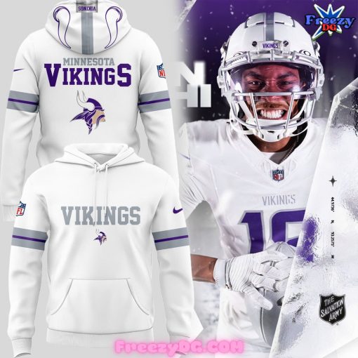 Minnesota Vikings New Uniform White Hoodie