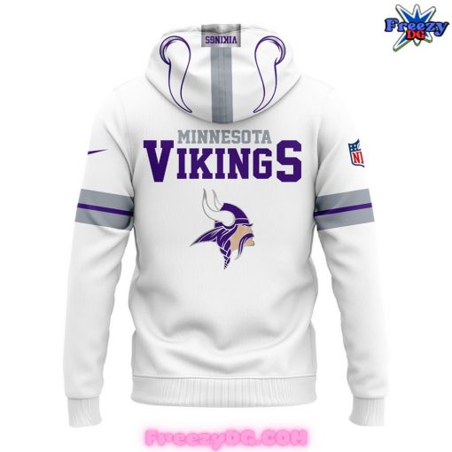 Minnesota Vikings New Uniform White Hoodie