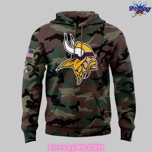 Minnesota Vikings Salute to Service Special Camo Hoodie