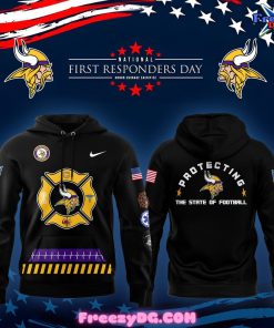 Minnesota Vikings First Responders Day 2024 Hoodie