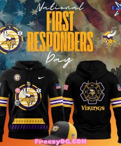 Minnesota Vikings National First Responders Day Edition Hoodie