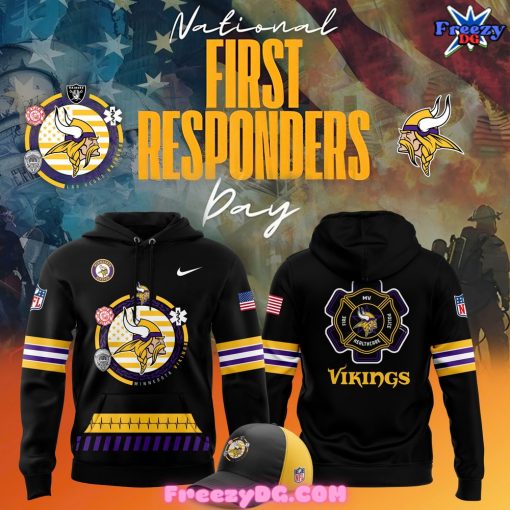 Minnesota Vikings National First Responders Day Edition Hoodie