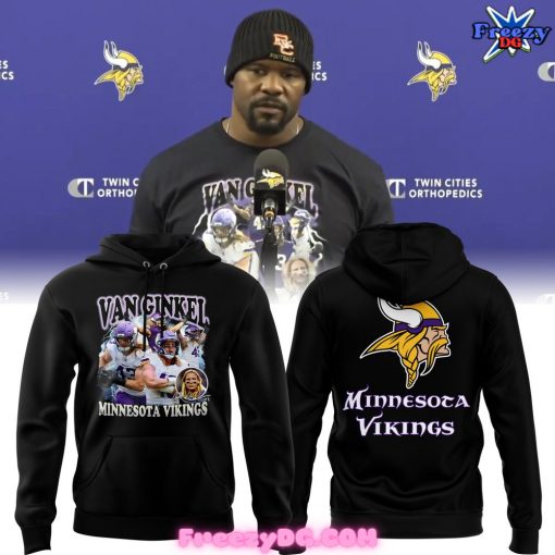 Minnesota Vikings Van Ginkel 2024 Black Hoodie