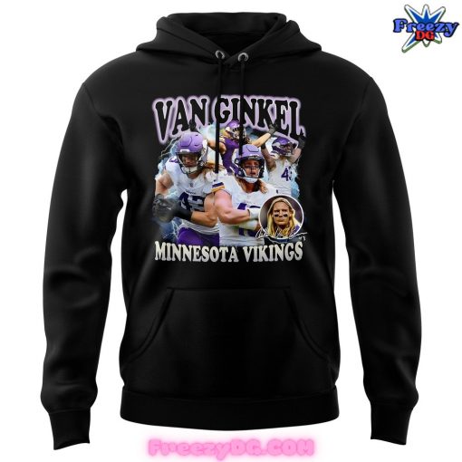 Minnesota Vikings Van Ginkel 2024 Black Hoodie