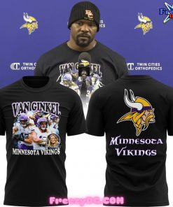 Minnesota Vikings Van Ginkel 2024 Black T-Shirt