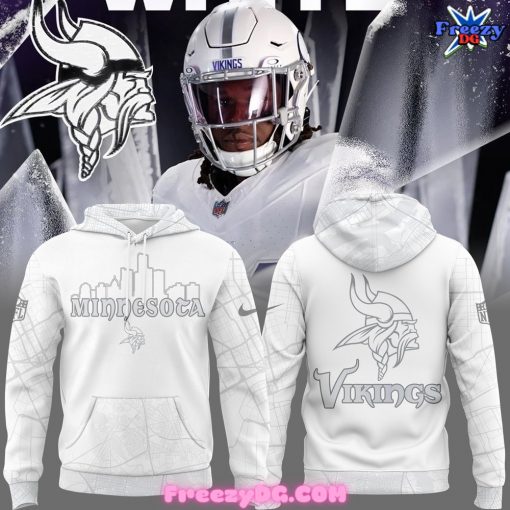 Minnesota Vikings White Limited Edition Hoodie