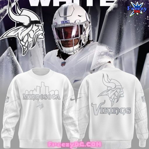 Minnesota Vikings White Limited Edition Sweatshirt