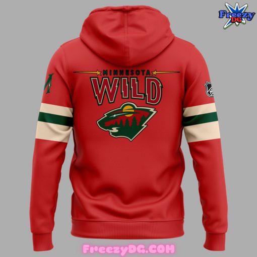 Minnesota Wild Captain Spurgeon 2024 Red Hoodie