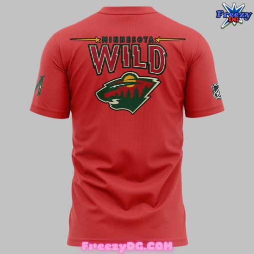 Minnesota Wild Captain Spurgeon 2024 Red T-Shirt