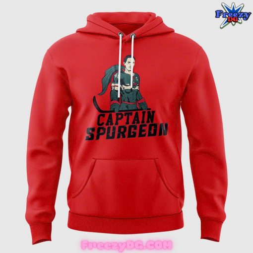 Minnesota Wild Captain Spurgeon Red Hoodie