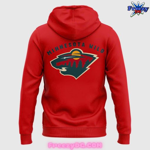 Minnesota Wild Captain Spurgeon Red Hoodie