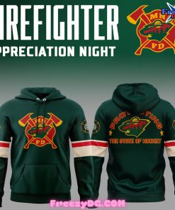 Minnesota Wild Firefighter Appreciation Night 2024 Hoodie