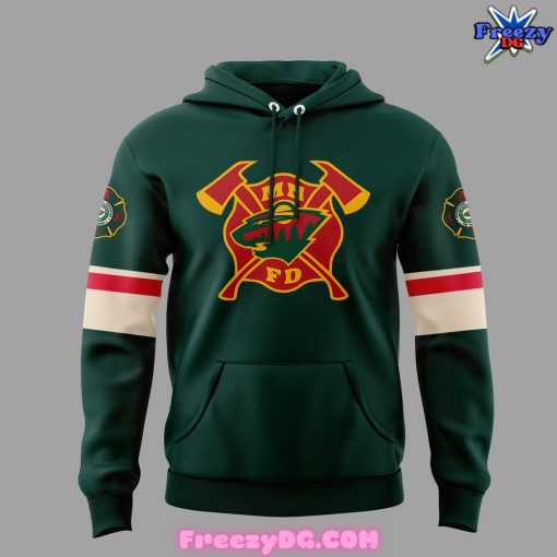 Minnesota Wild Firefighter Appreciation Night 2024 Hoodie