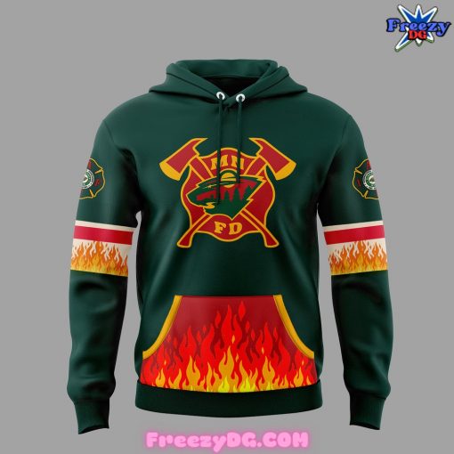 Minnesota Wild Firefighter Appreciation Night 2024 Special Hoodie