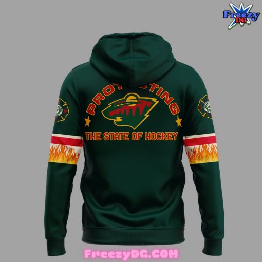 Minnesota Wild Firefighter Appreciation Night 2024 Special Hoodie