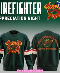 Minnesota Wild Firefighter Appreciation Night 2024 Sweatshirt