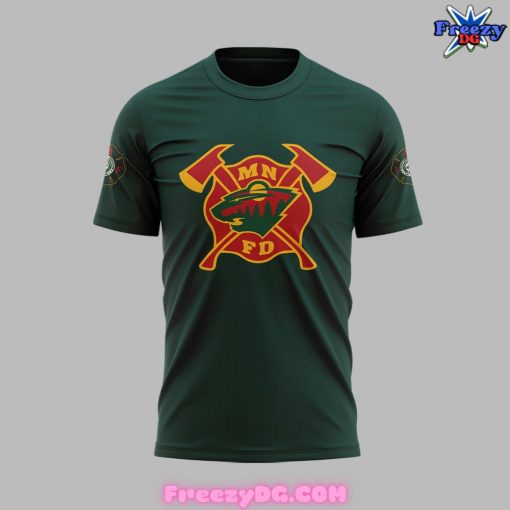 Minnesota Wild Firefighter Appreciation Night 2024 T-Shirt