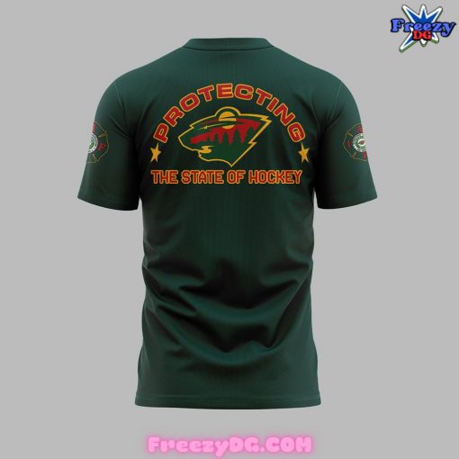 Minnesota Wild Firefighter Appreciation Night 2024 T-Shirt