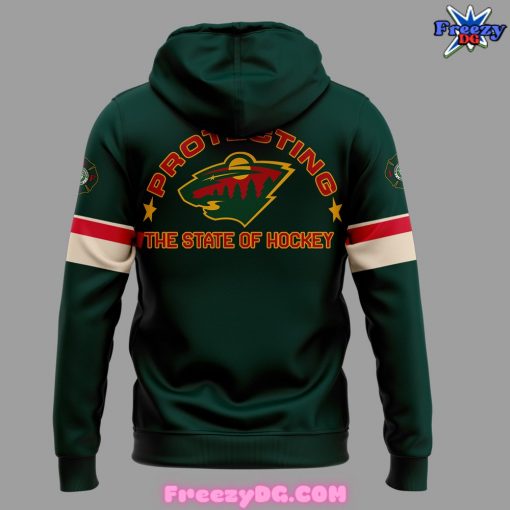 Minnesota Wild Firefighter Appreciation Night 2024 Zip Hoodie