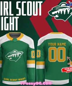 Minnesota Wild Girl Scout Night Special Edition Hockey Jersey