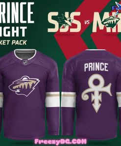 Minnesota Wild Prince Night 2024 Purple Hockey Jersey