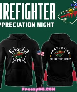 Minnesota Wild Protecting 2024 Black Hoodie