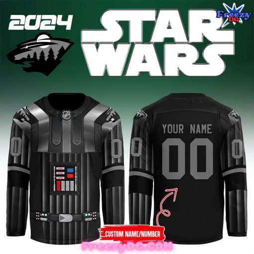 Minnesota Wild Star Wars Custom 2024 Hockey Jersey