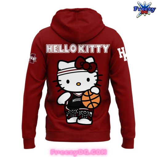 Mississippi State Bulldogs Collab Hello Kitty Red Hoodie